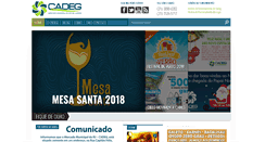Desktop Screenshot of cadeg.com.br