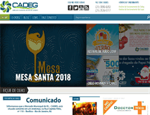 Tablet Screenshot of cadeg.com.br